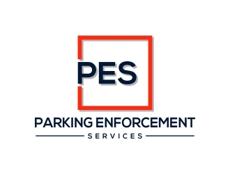 parking enforcement services - PES logo design by berkahnenen