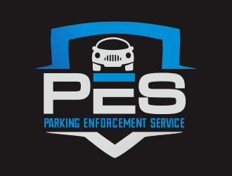 parking enforcement services - PES logo design by YONK