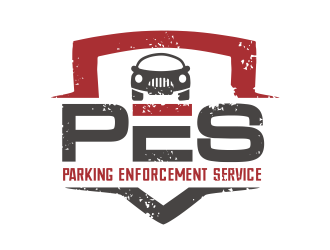 parking enforcement services - PES logo design by YONK