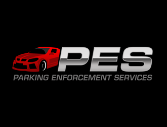 parking enforcement services - PES logo design by kunejo