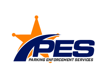 parking enforcement services - PES logo design by THOR_