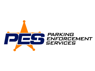 parking enforcement services - PES logo design by THOR_