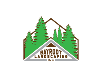 BayRoot Landscaping Inc. logo design by nona