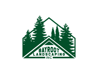 BayRoot Landscaping Inc. logo design by nona