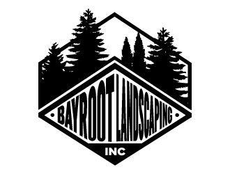 BayRoot Landscaping Inc. logo design by ORPiXELSTUDIOS
