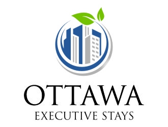 Ottawa Executive Stays logo design by jetzu