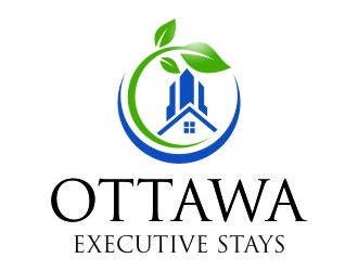 Ottawa Executive Stays logo design by jetzu