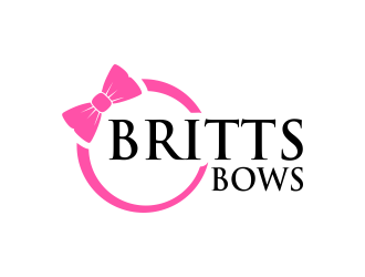 Britts Bows logo design by done