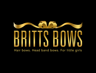 Britts Bows logo design by kunejo
