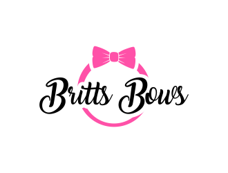 Britts Bows logo design by done