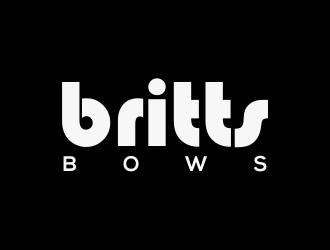 Britts Bows logo design by zoominten