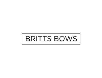 Britts Bows logo design by Barkah