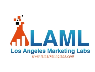 Los Angeles Marketing Labs logo design by PMG