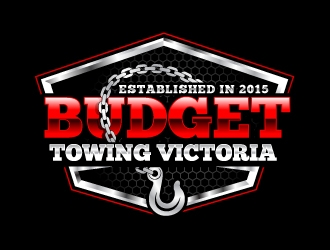 Budget Towing Victoria  logo design by uttam