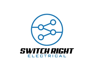 Switch Right Electrical  logo design by desynergy