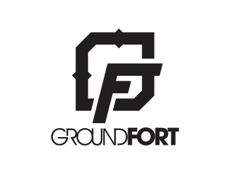 GROUNDFORT logo design by rokenrol
