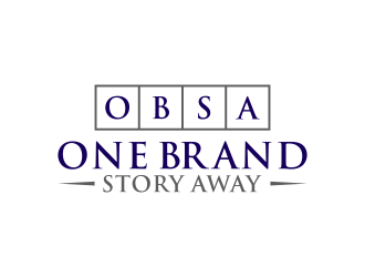 One Brand Story Away logo design by BlessedArt