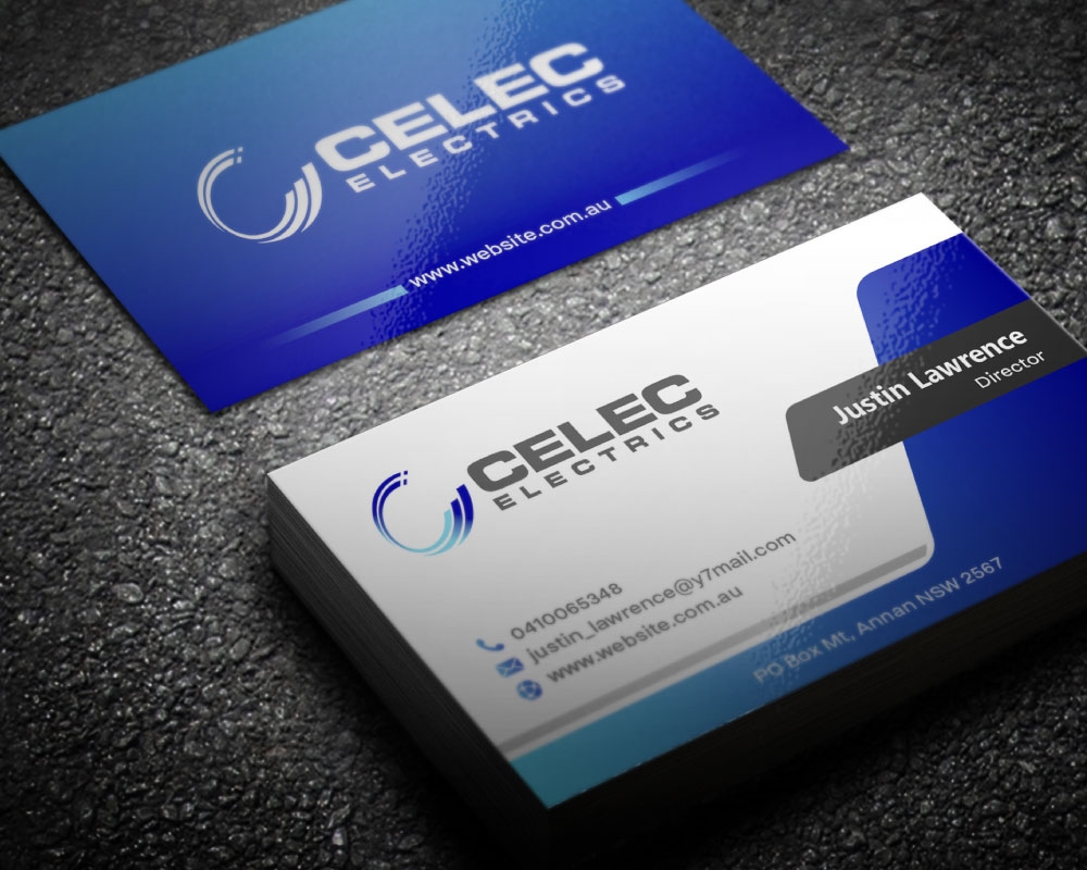 CELEC Electrics logo design by Boomstudioz