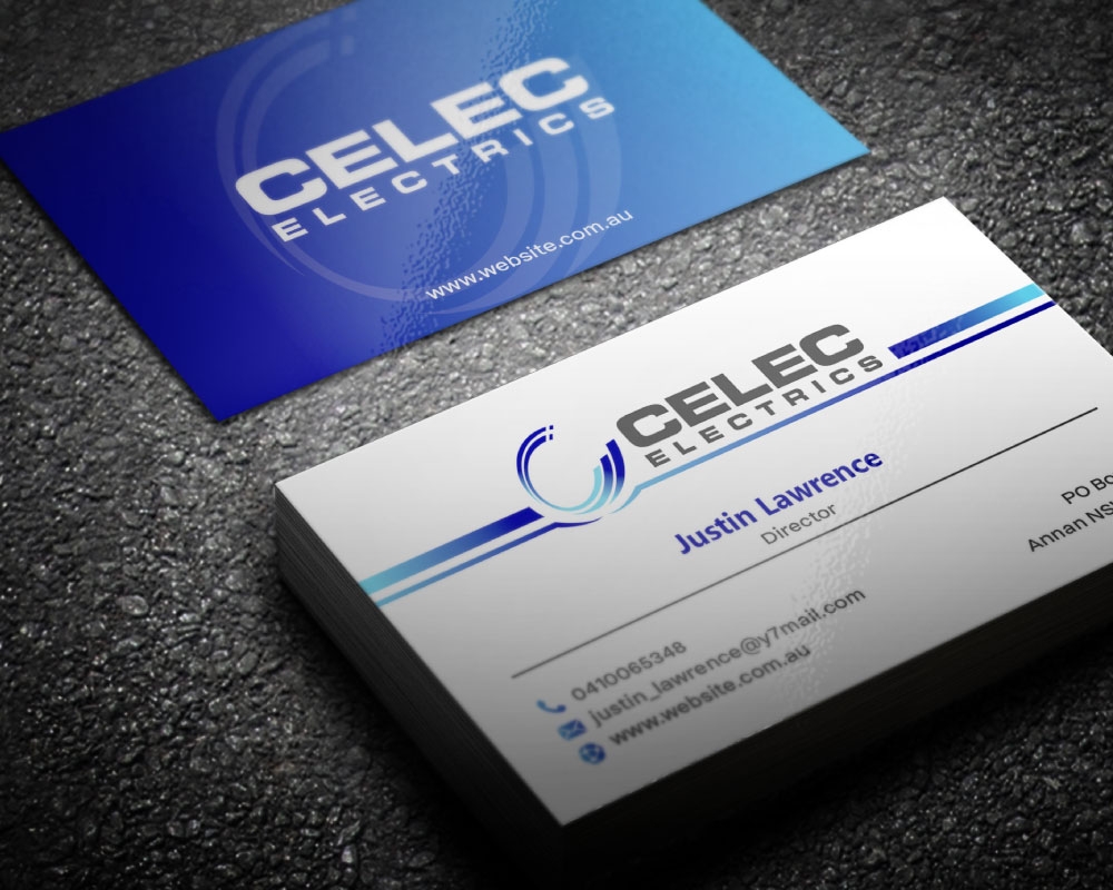 CELEC Electrics logo design by Boomstudioz
