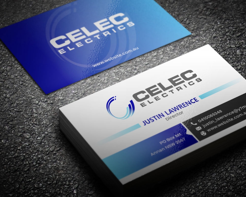 CELEC Electrics logo design by Boomstudioz