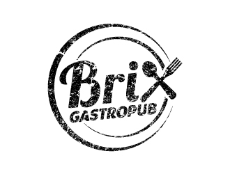 Brix Gastropub logo design by josephope