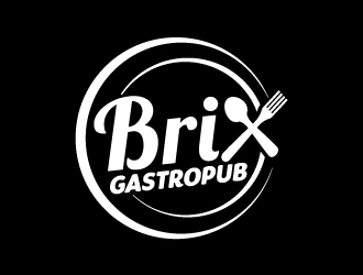 Brix Gastropub logo design by josephope
