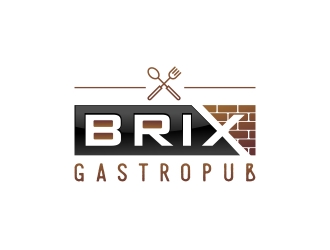 Brix Gastropub logo design by sgt.trigger
