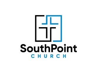 SouthPoint Church logo design by Erasedink