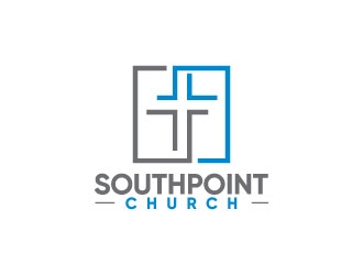 SouthPoint Church logo design by Erasedink