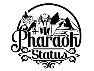 Pharaoh Status logo design by DreamLogoDesign