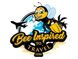 Bee inspired to travel logo design by daywalker