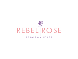 Rebel Rose - Resale & Vintage logo design by bricton