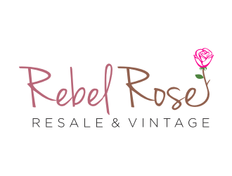 Rebel Rose - Resale & Vintage logo design by ohtani15