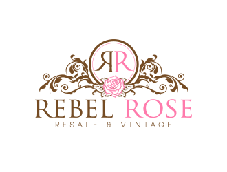Rebel Rose - Resale & Vintage logo design by schiena
