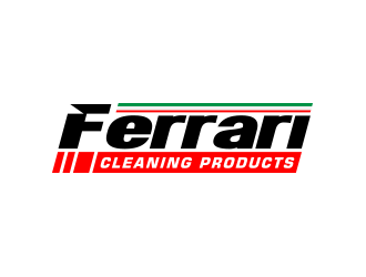 Ferrari Cleaning Products logo design by scriotx