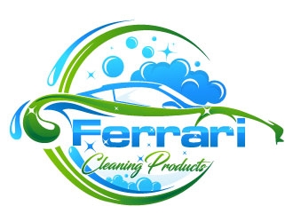 Ferrari Cleaning Products logo design by Suvendu