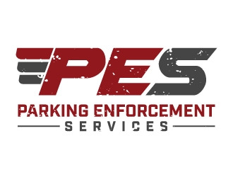 parking enforcement services - PES logo design by labo