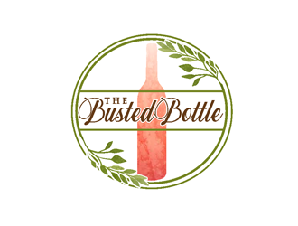 The Busted Bottle logo design by coco