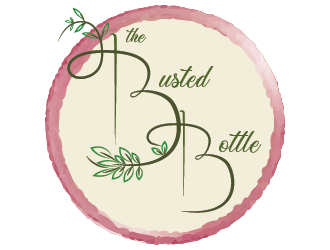 The Busted Bottle logo design by GraemeGraphics