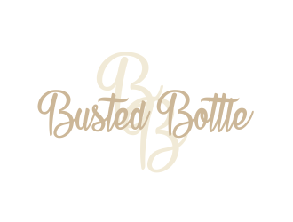 The Busted Bottle logo design by serprimero