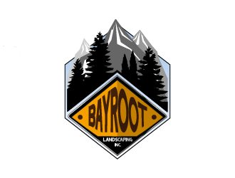 BayRoot Landscaping Inc. logo design by Herquis