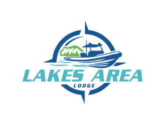 Lakes Area Lodge logo design by giphone