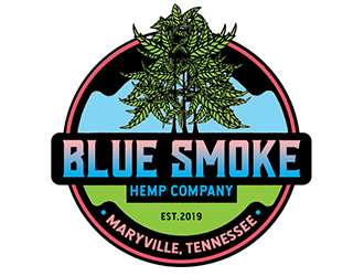 Blue Smoke Hemp Company logo design by Optimus
