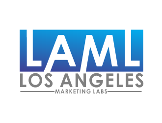 Los Angeles Marketing Labs logo design by giphone