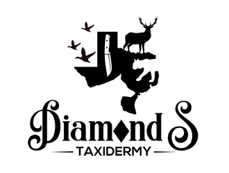 Diamond S Taxidermy  logo design by MAXR