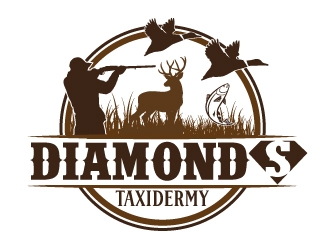 Diamond S Taxidermy  logo design by ElonStark