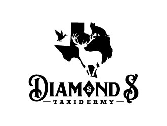 Diamond S Taxidermy  logo design by daywalker