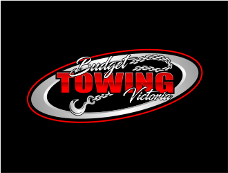 Budget Towing Victoria  logo design by evdesign