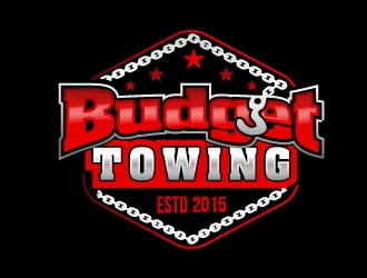 Budget Towing Victoria  logo design by NikoLai