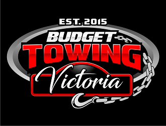 Budget Towing Victoria  logo design by haze